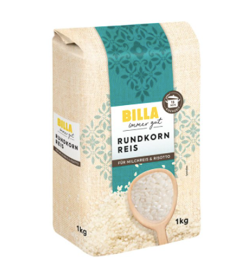 Billa Rundkornreis 1 Kg