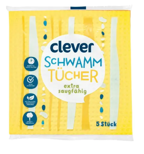 Schwammtücher 5 Stk. 18x20,6cm